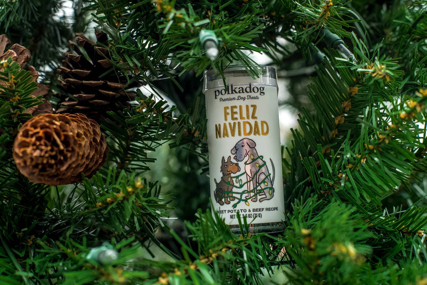 Holiday Mini Tube: Feliz Navidad - Dog Treats