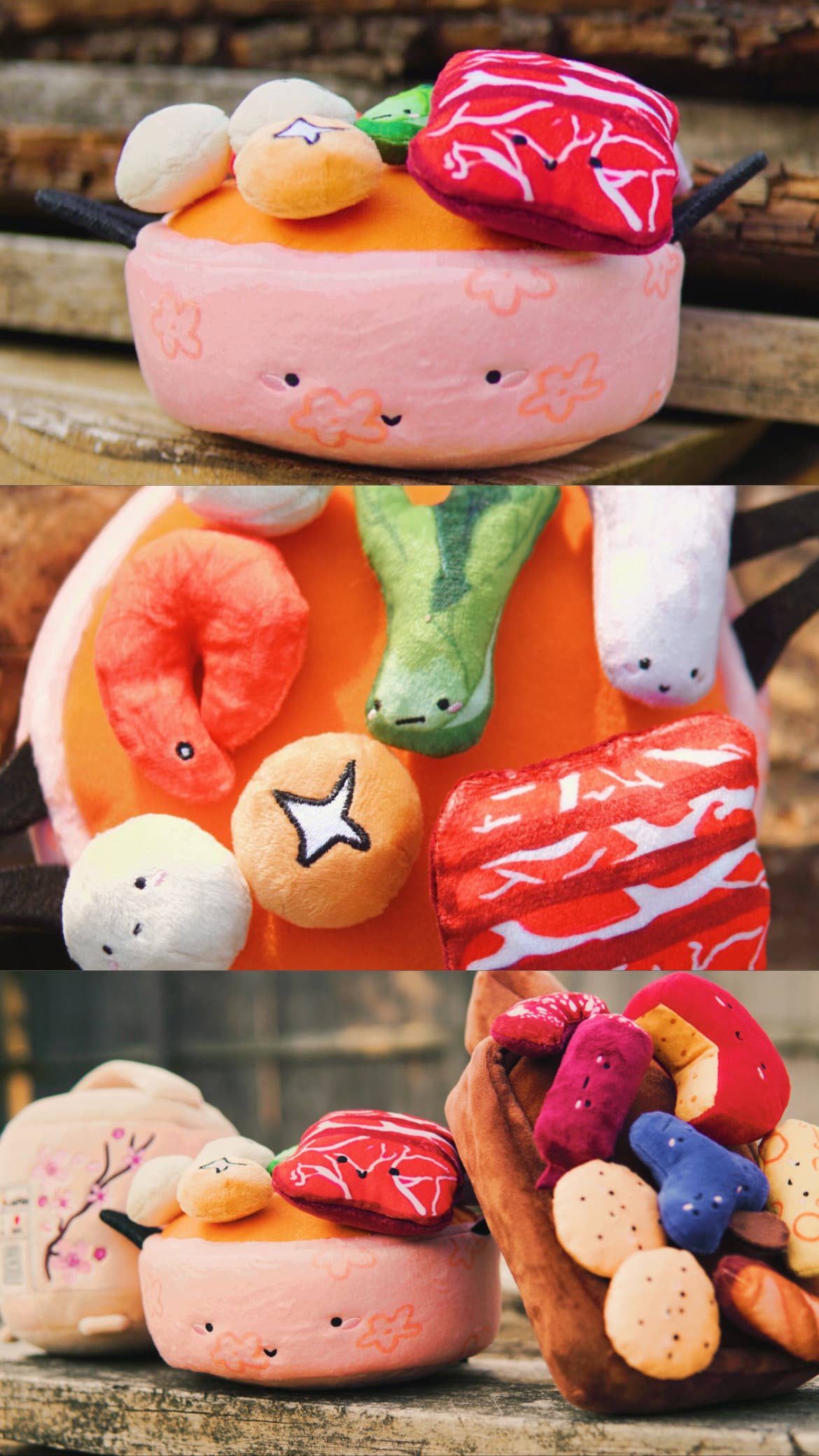 Hot Pot Multipiece Pet Plush Toy Ecofriendly
