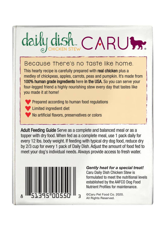 Caru Daily Dish Chicken Stew for Dogs