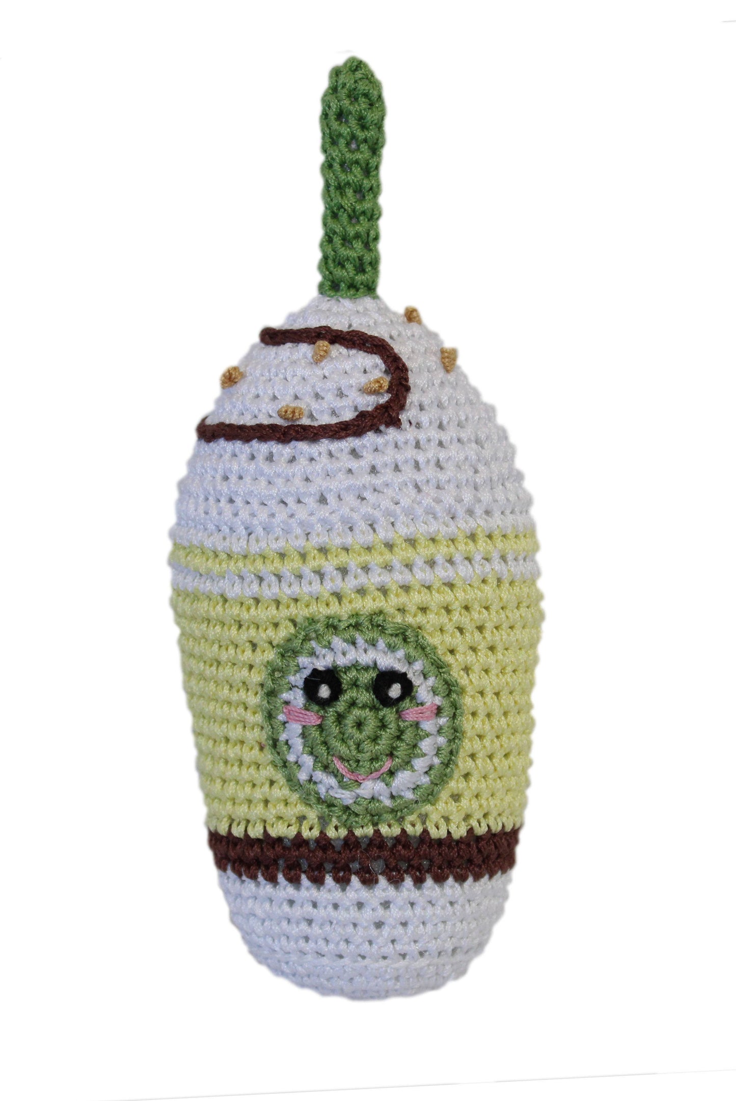 Knit Knack Sweet Tooth Toy Collection Organic Cotton Small D: Mocha Grande
