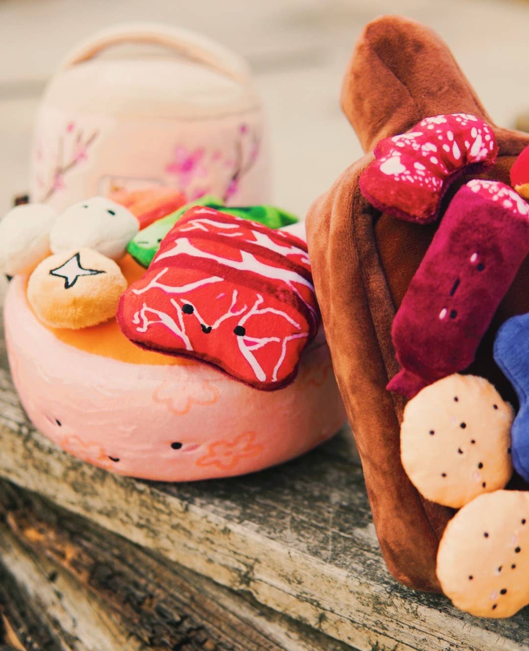 Hot Pot Multipiece Pet Plush Toy Ecofriendly