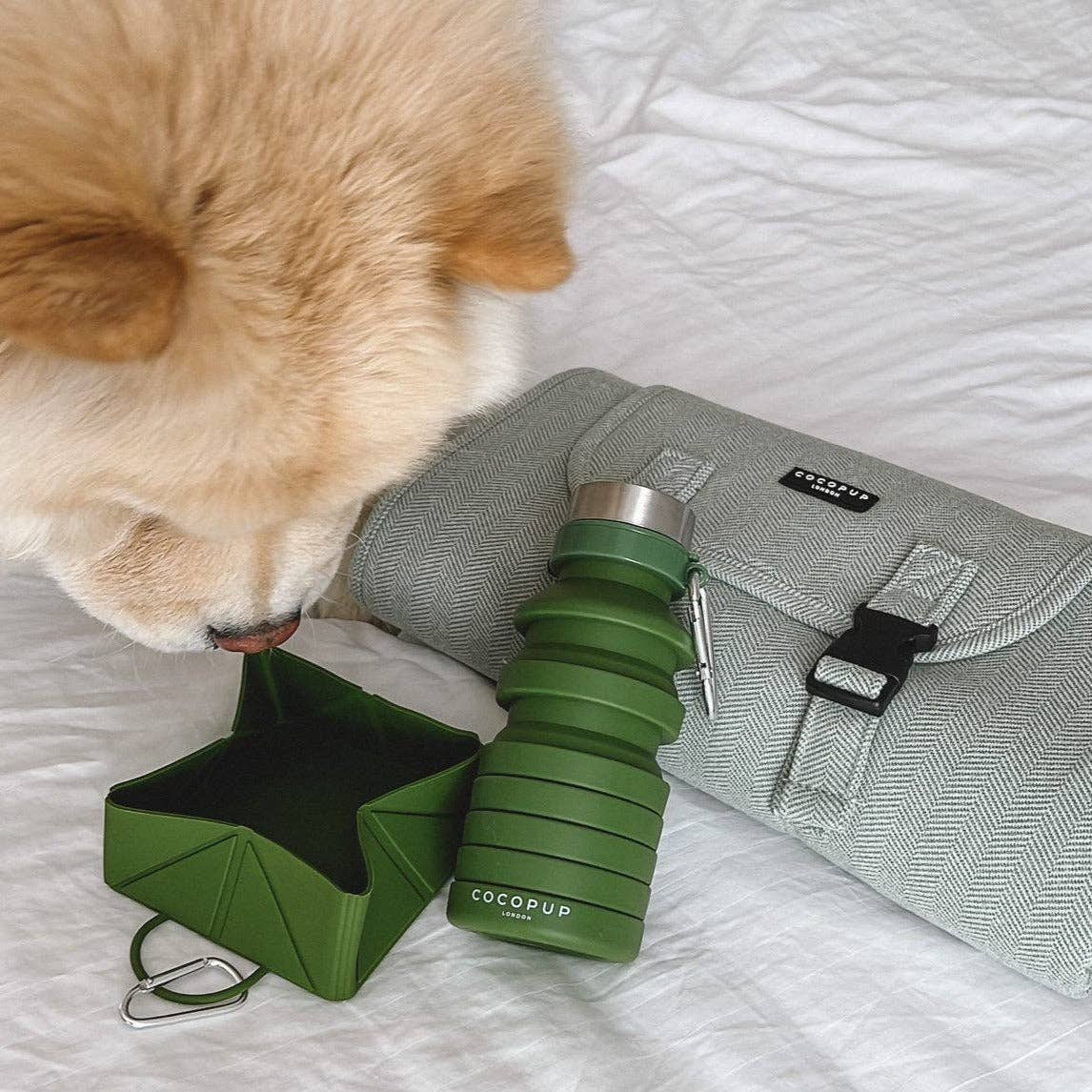 Foldable Travel Bowl - Khaki