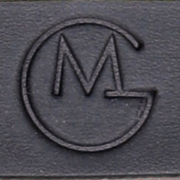 Black Leather Dog Collar Belt Buckle Style