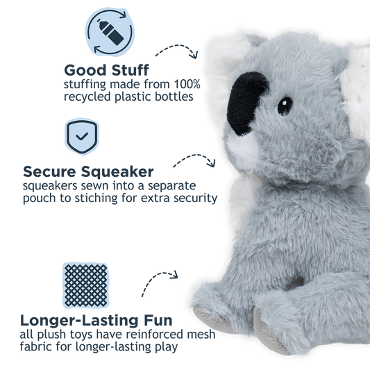 Koala with Squeaker Dog Toy