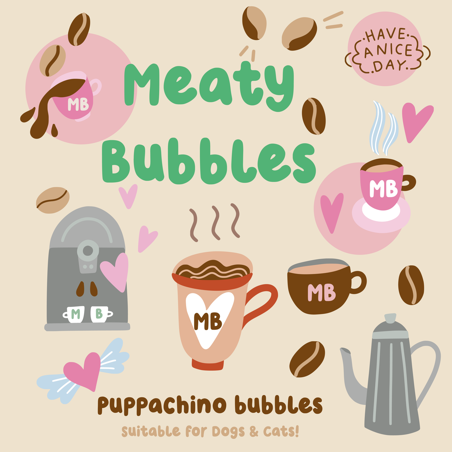 Puppachino bubbles