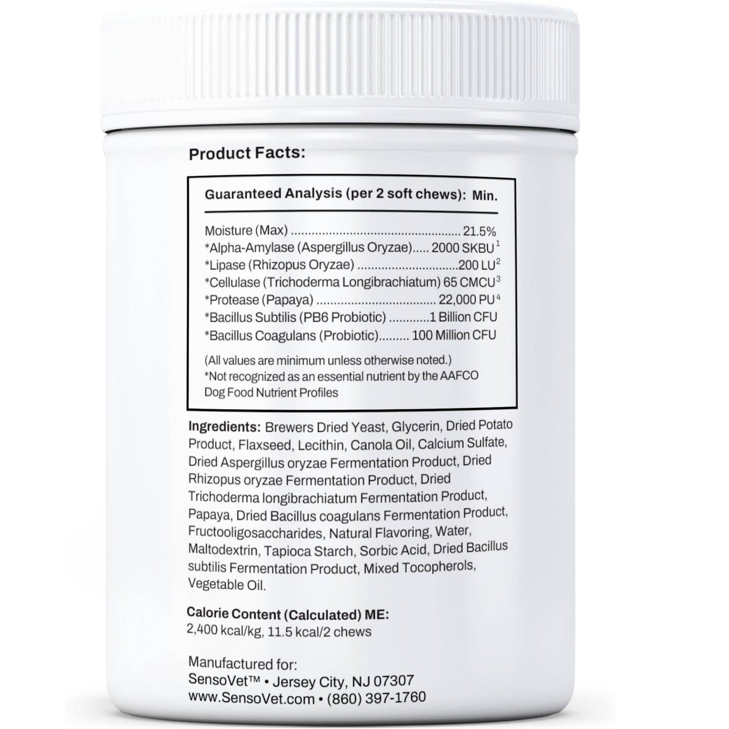 Advanced Probiotics & Digestive Enzymes Soft Chews for Dogs