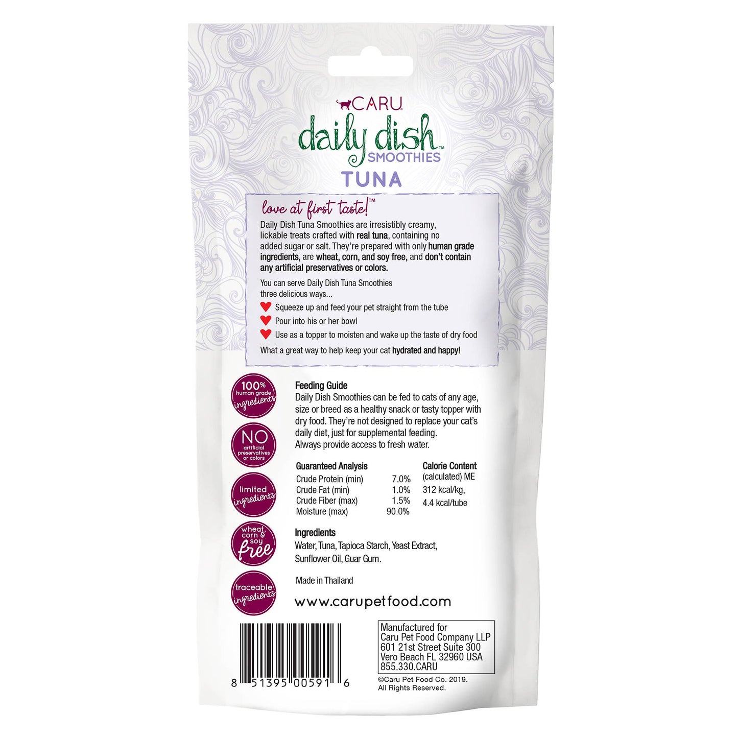Daily Dish Smoothies Lickable Treat for Cats - Tuna & Salmon