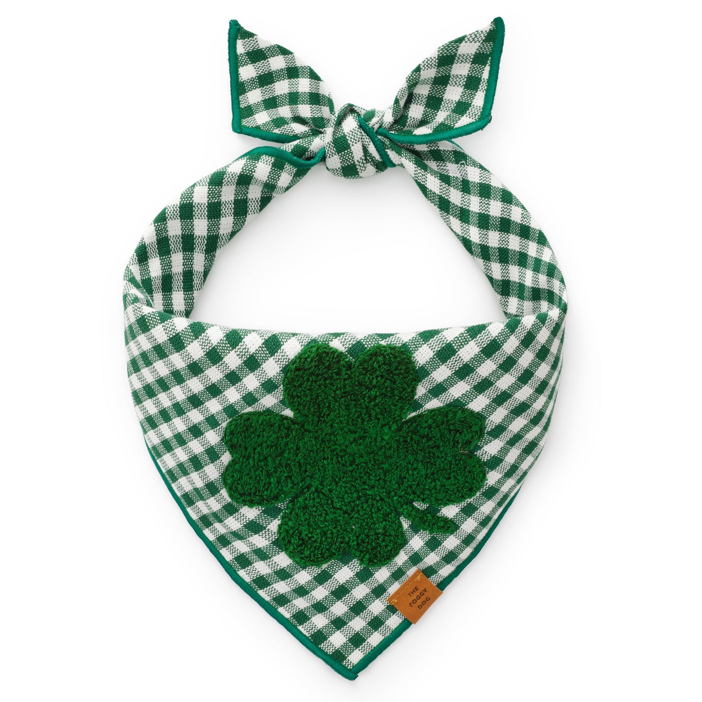 Clover Applique Dog Bandana