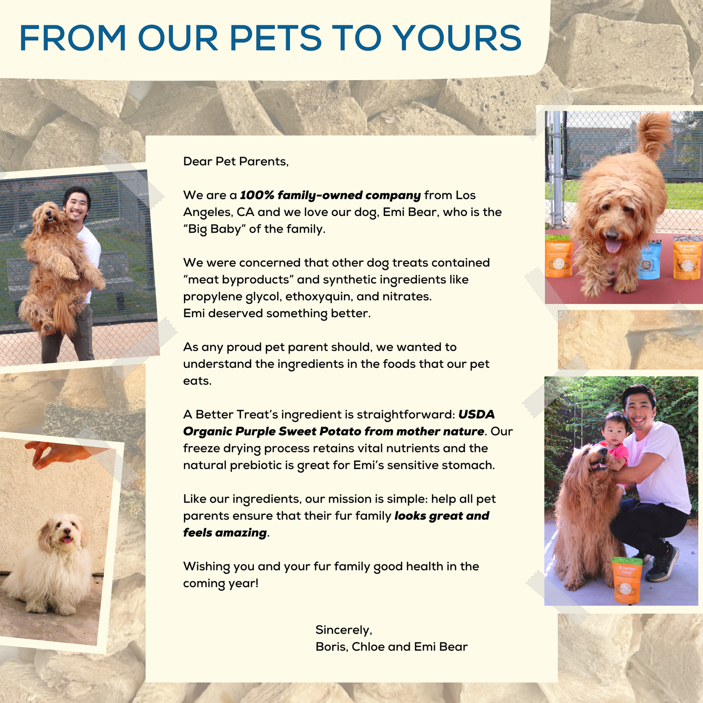 Freeze Dried Raw USDA Organic Purple Sweet Potato Dog and Cat Treats