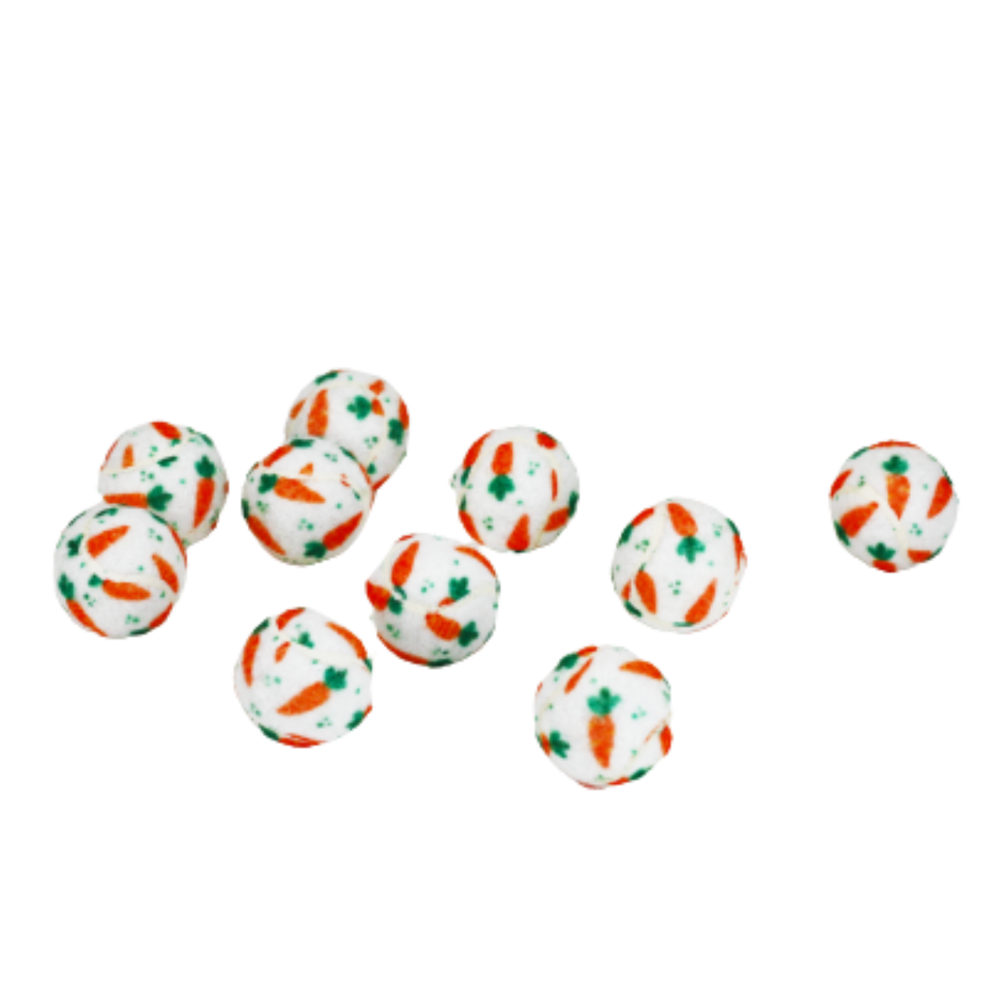 Easter Carrot Dog Tennis Balls: Mini