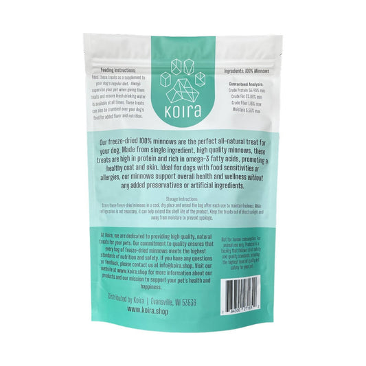 Freeze-Dried Minnows Protein- Small 0.5oz