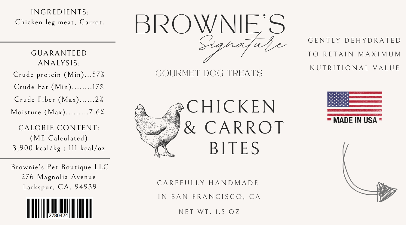 Chicken & Carrot Bites - Pocket Tube