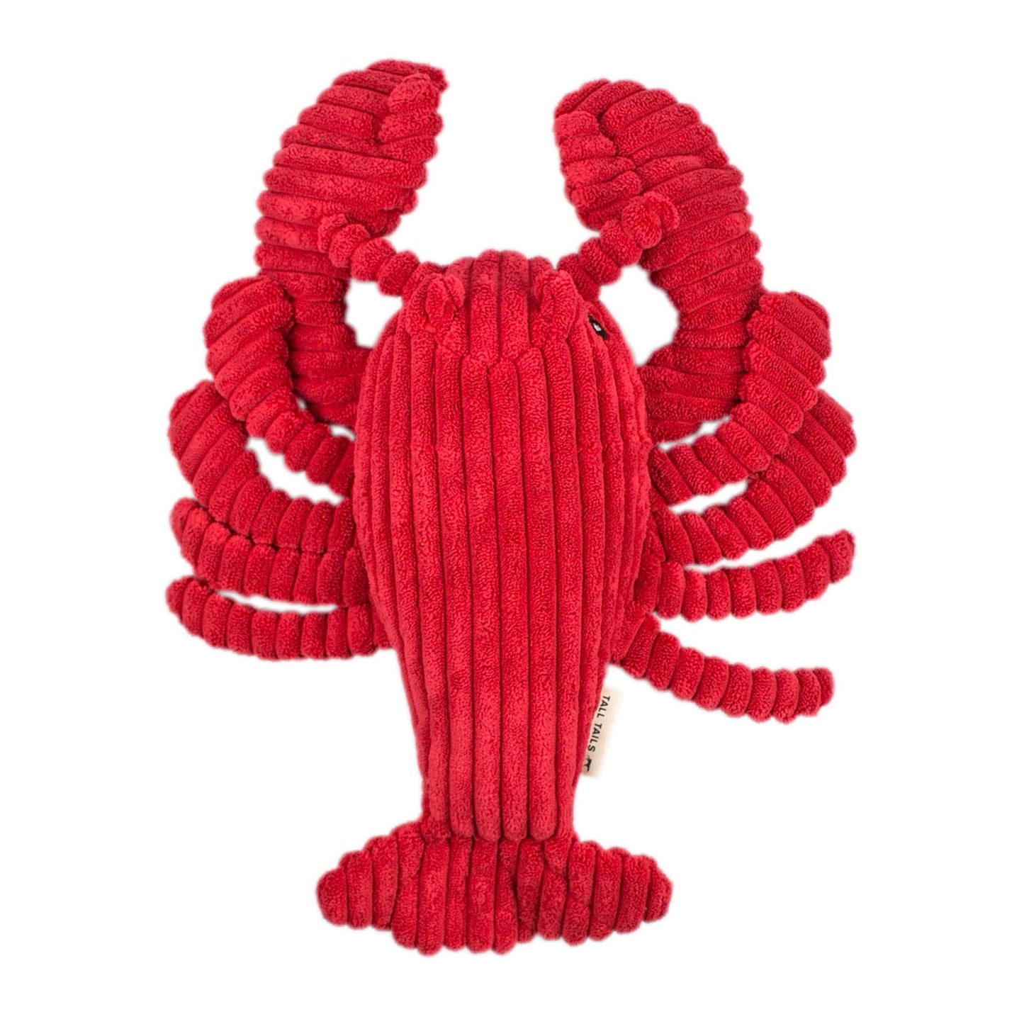 Tall Tails Crunch Plush Lobster Dog Toy - 14"