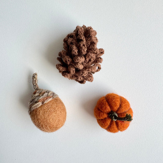 Pine Cone Set of 3