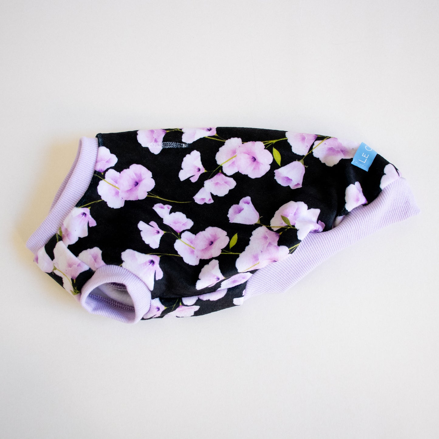 Lavender Floral - Black (made-to-order)
