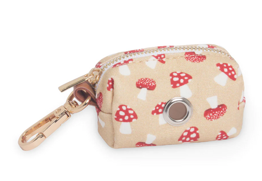Sunny Tails - Red Shroom Poop Bag Holder