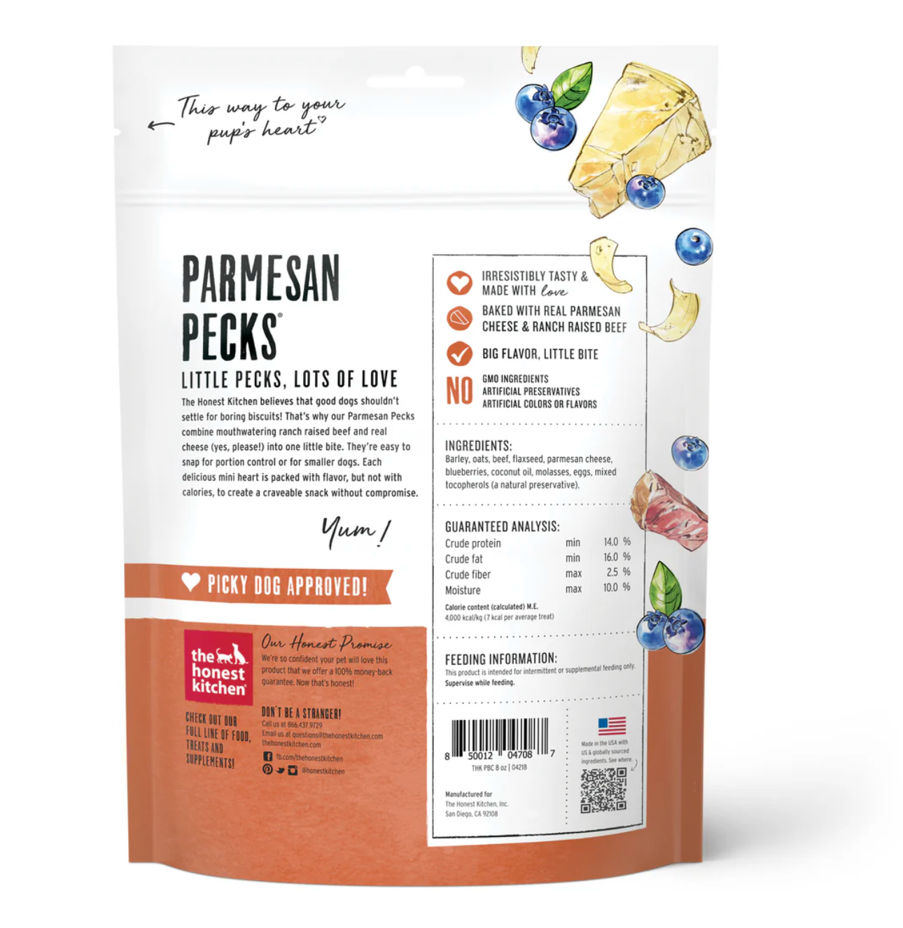 Parmesan Pecks Beef & Blueberry