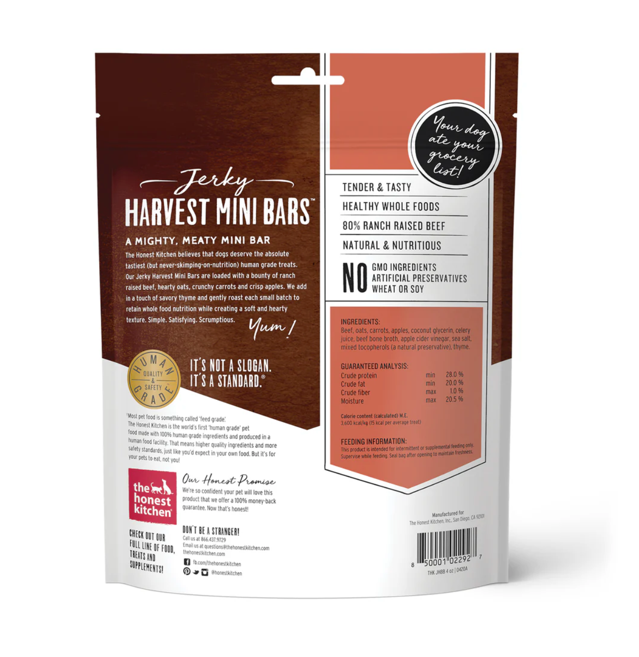 Beef Jerky Harvest Bars