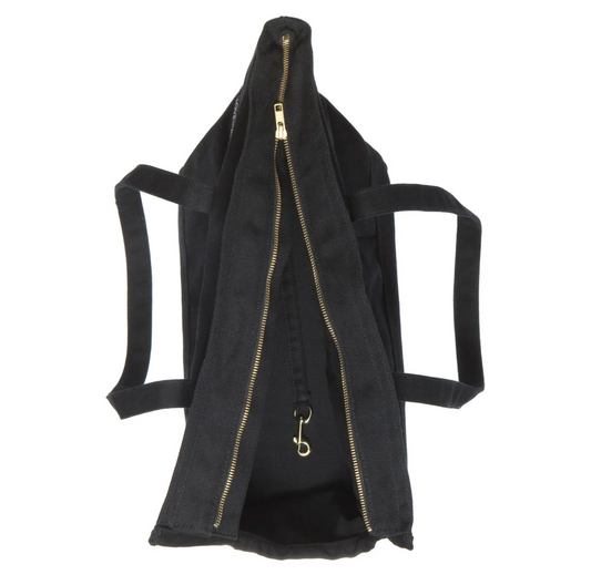 Canvas Pet Tote Black - Large