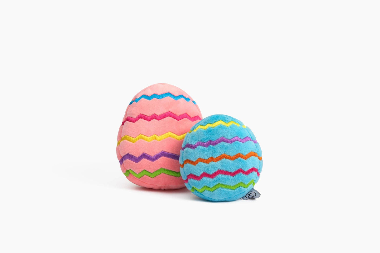 Easter Egg Plush Dog Toy - Pink