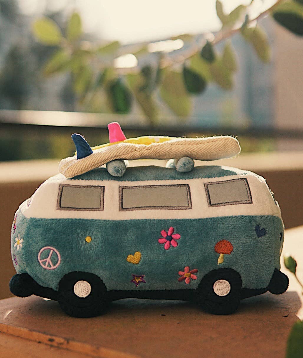 Hippie Van: Blue Surfboards