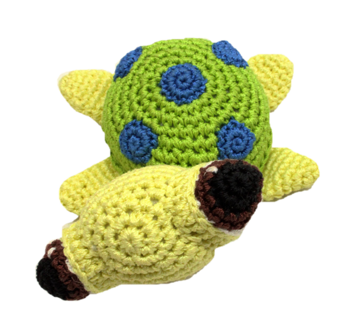 Knit Knack-New Animal Organic Cotton Pet Toys: King Cuddles the Lion