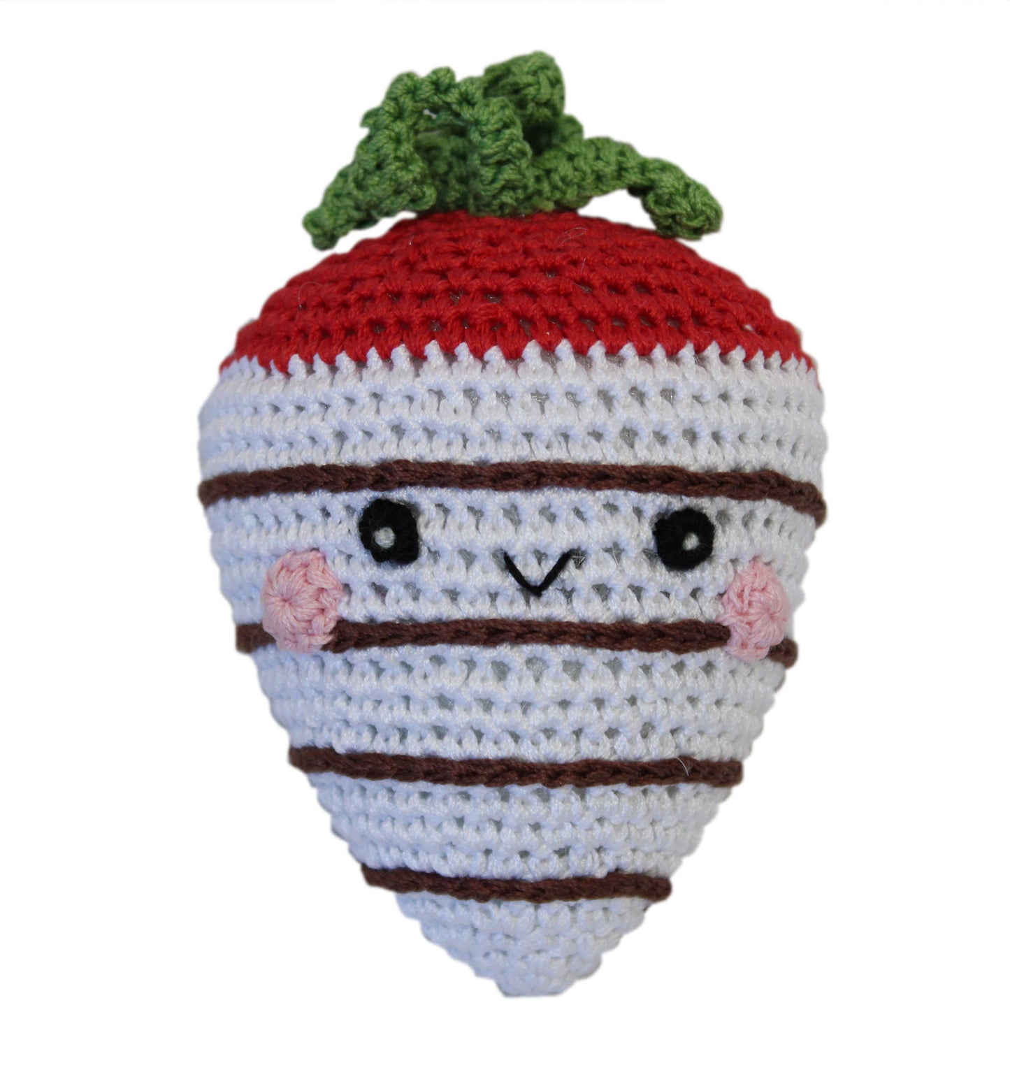 Knit Knack Sweet Tooth Toy Collection Organic Cotton Small D: Mocha Grande