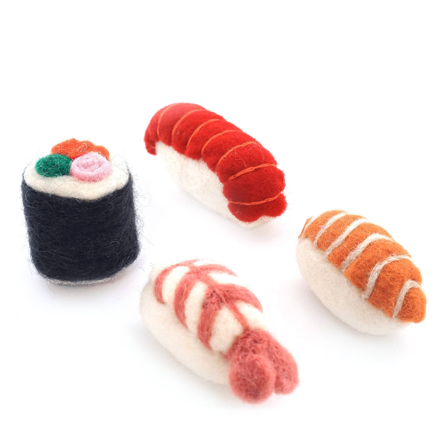 Sushi Cat Toy, California Roll: 3" x 2"