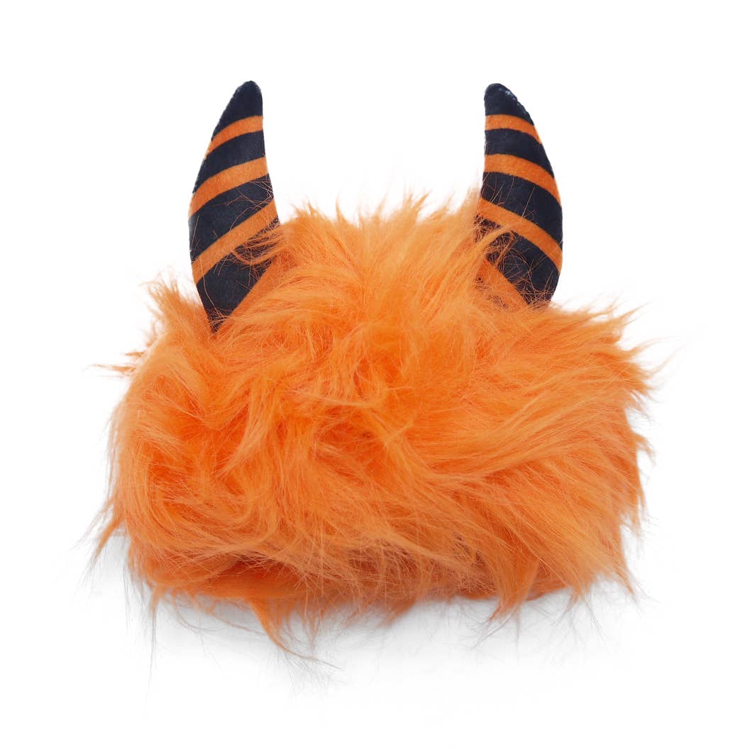 Furry Monster Hat Orange