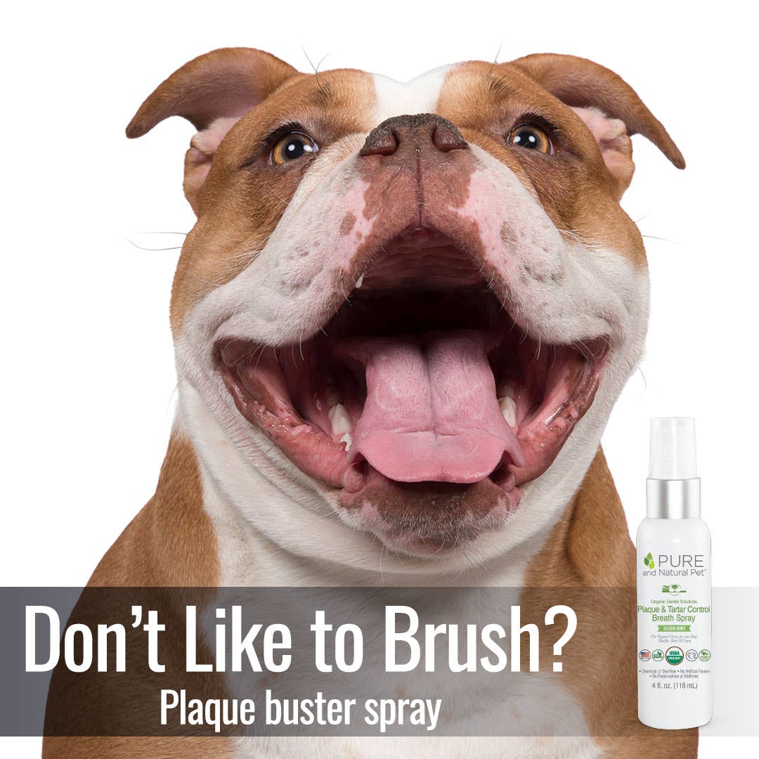 Organic Dental Plaque & Tartar Control Breath Spray for Dogs