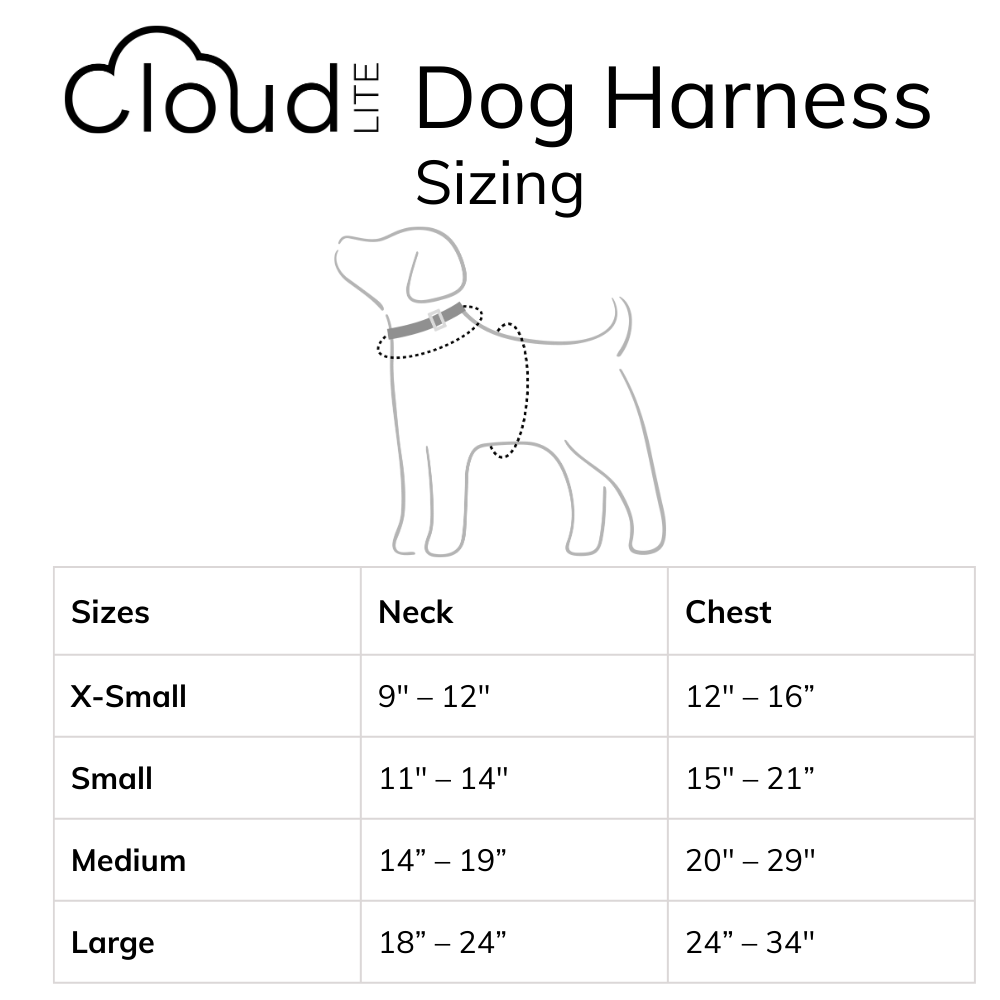 Cherry Red Cloud Lite Dog Harness