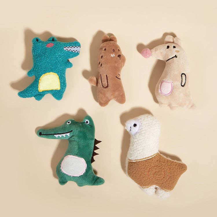 5 pcs Cute Soft Cat Toy Set