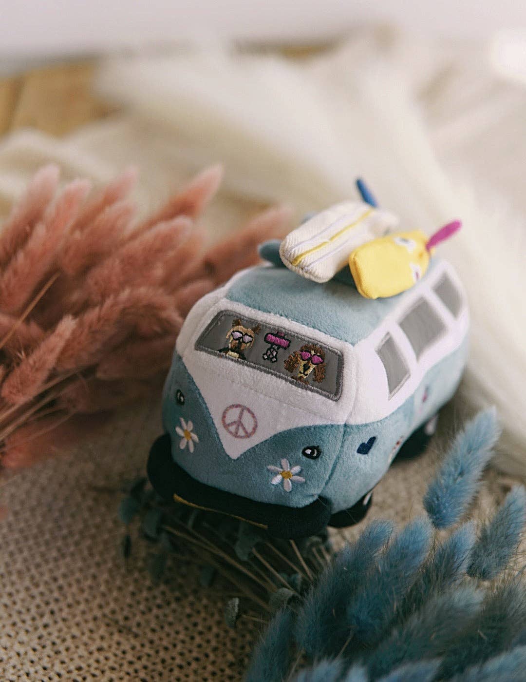 Hippie Van: Blue Surfboards