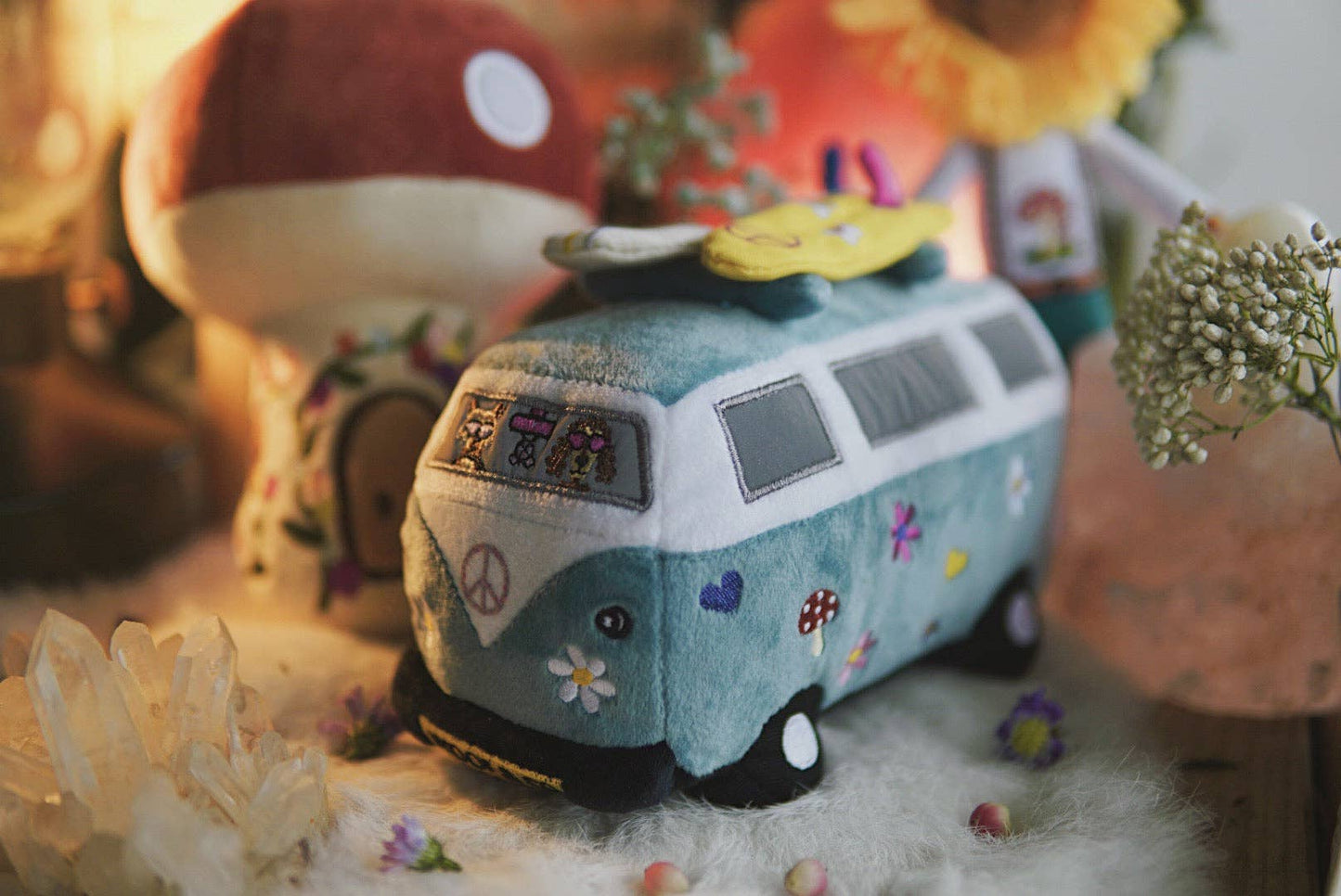 Hippie Van: Blue Surfboards