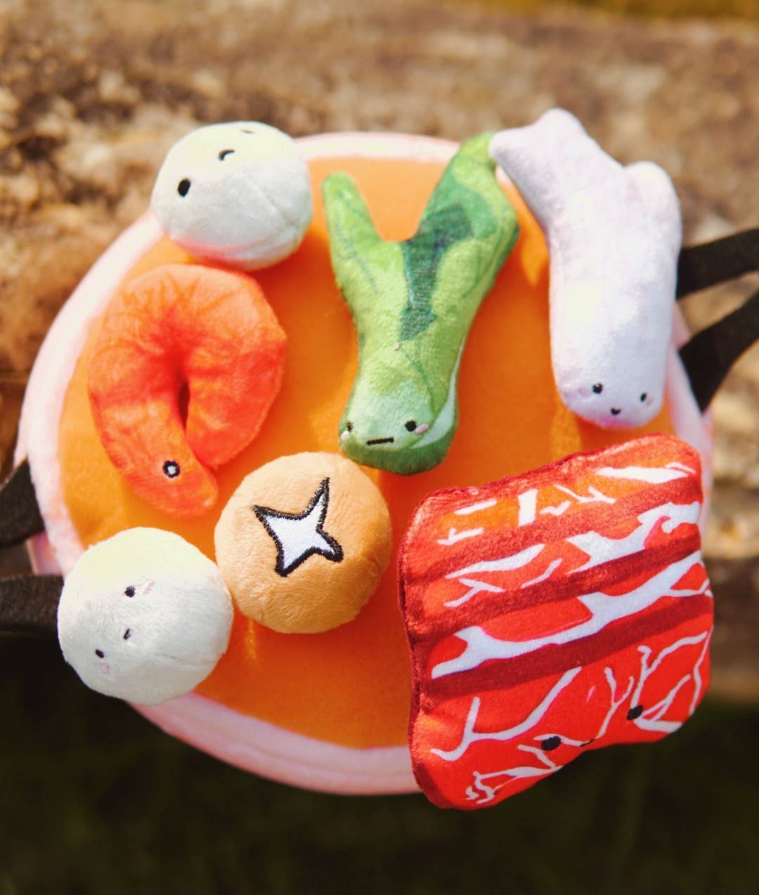 Hot Pot Multipiece Pet Plush Toy Ecofriendly