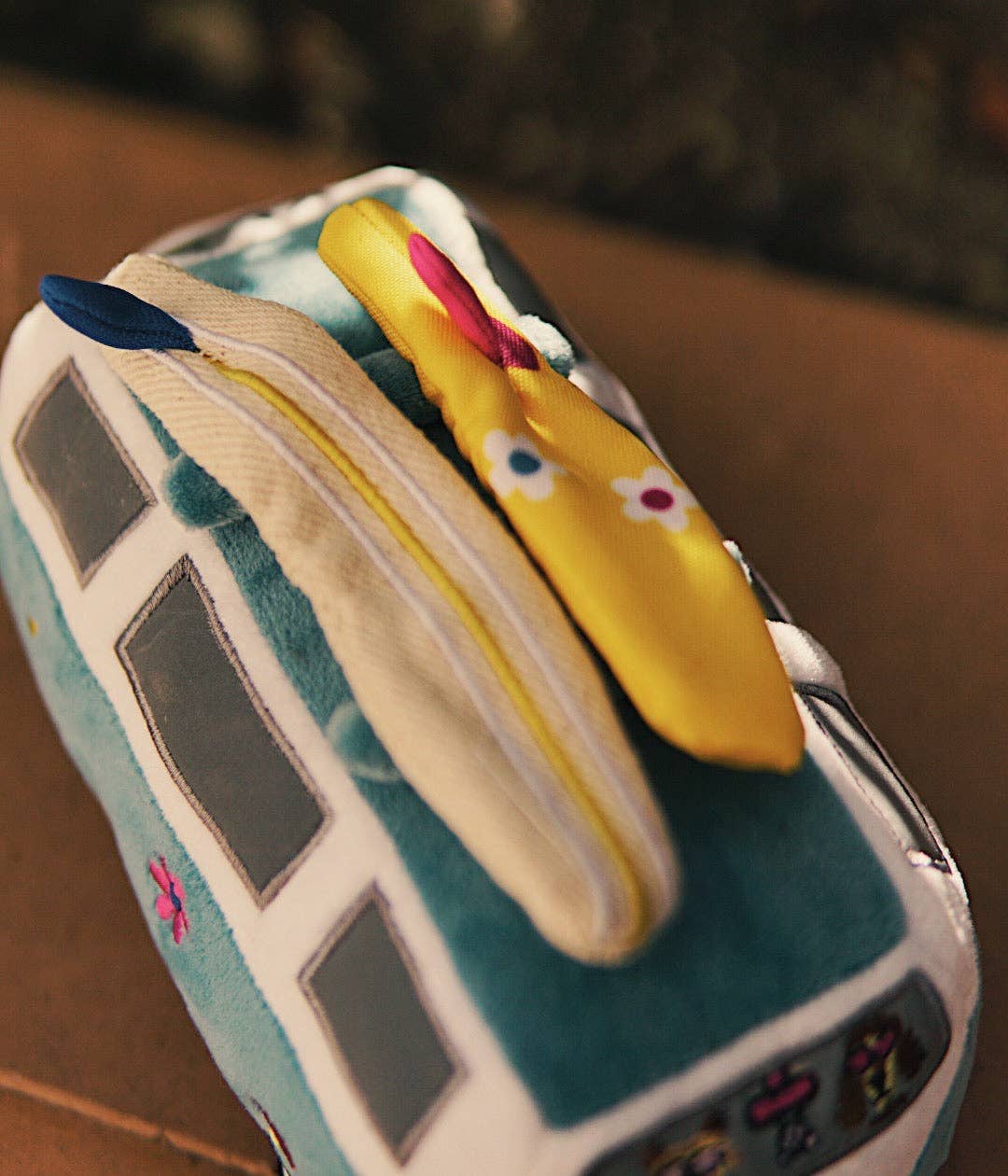 Hippie Van: Blue Surfboards