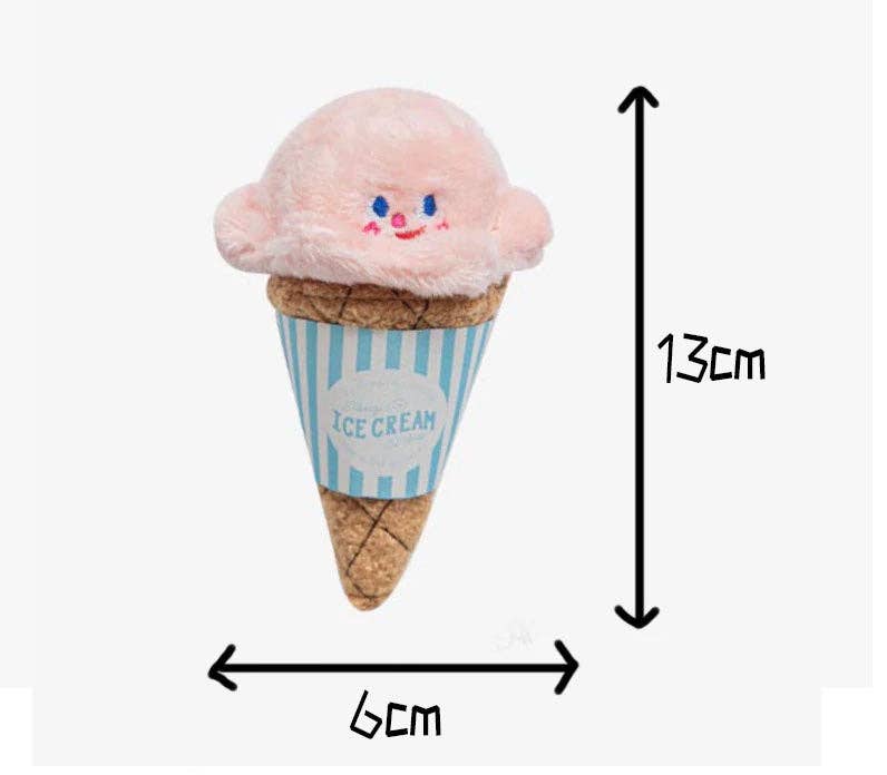 Petkin - Icecream Shape Dog Toy: Blue