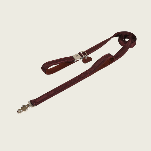 Saddle Hands-free Leash : Burgundy