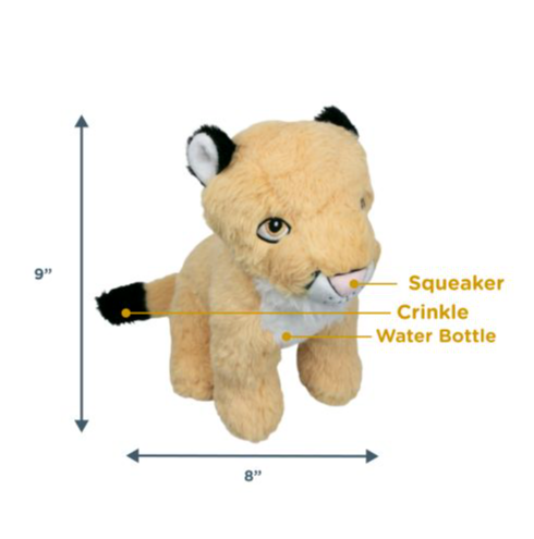 Tall Tails 9" Crunch Lion Dog Toy