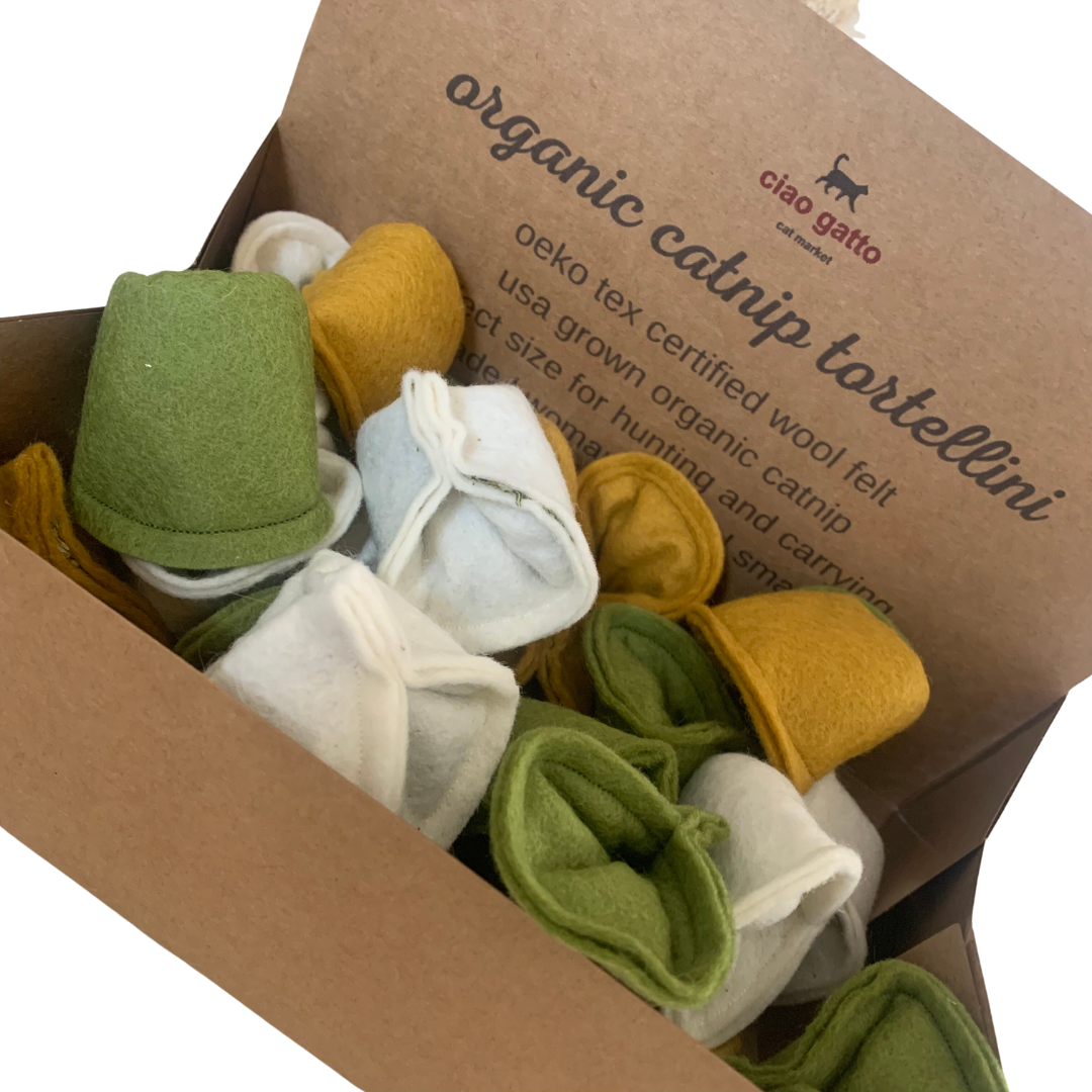 Organic catnip tortellini (Set of 3)