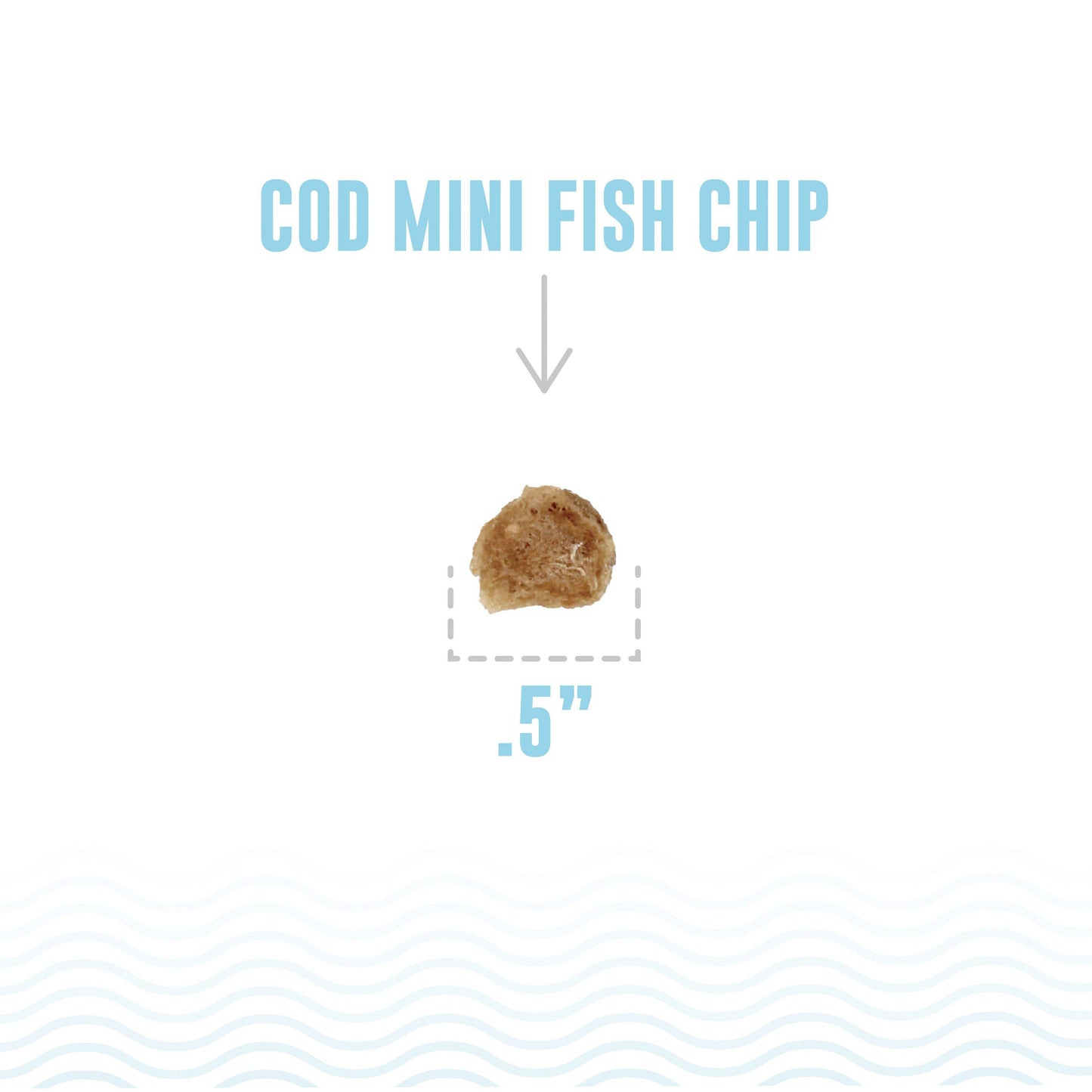Cod Mini Fish Chips Treats For Training & Small Dogs