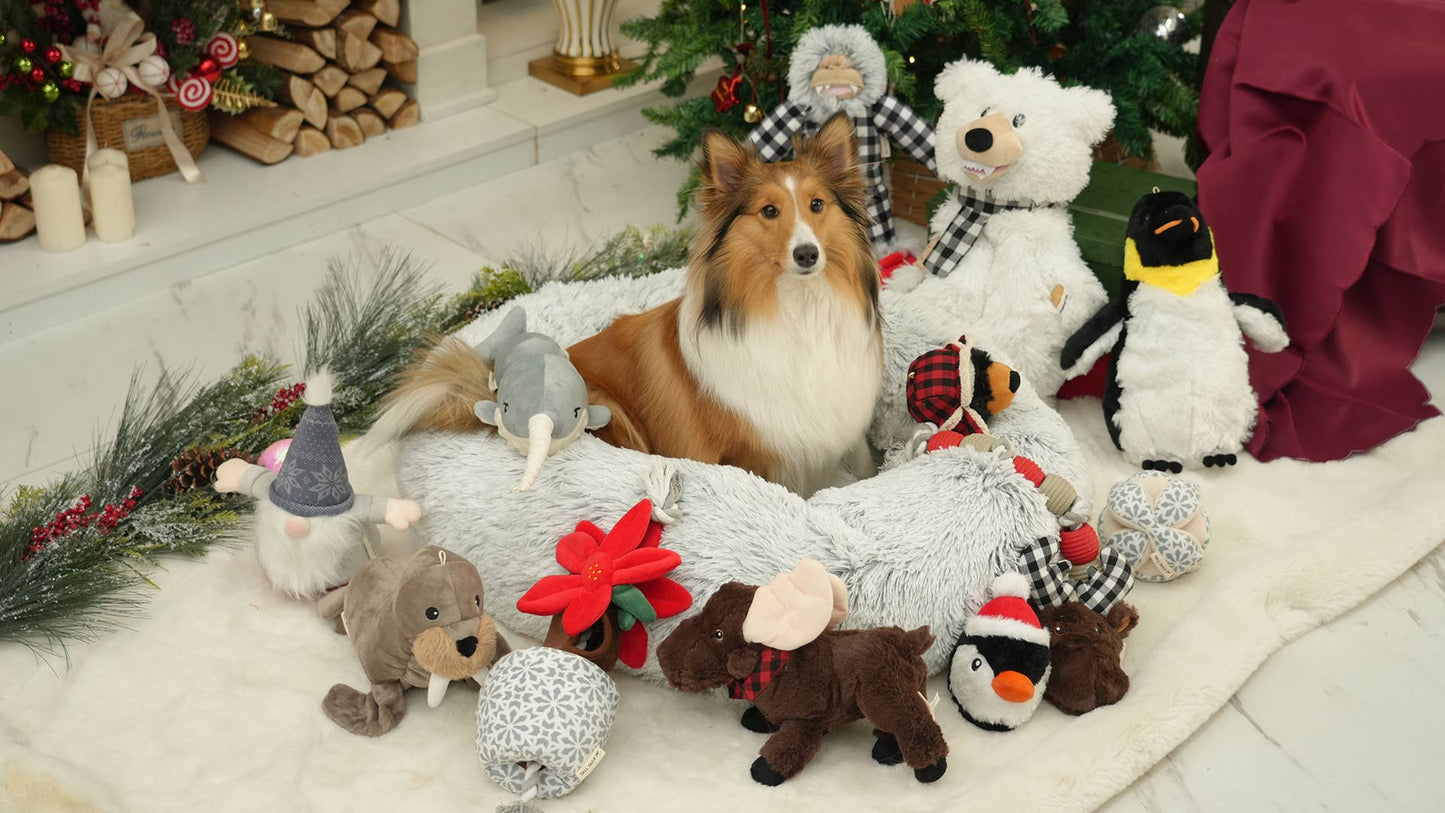 Emperor Penguin Squeaker Dog Toy