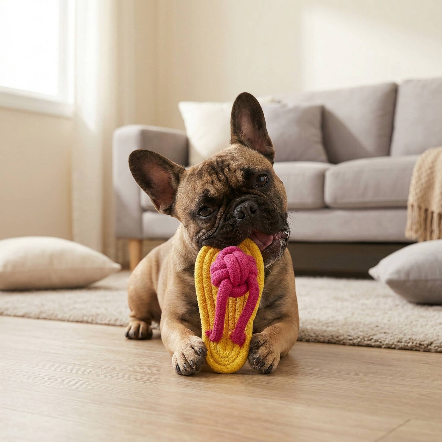 New Design:  Slipper Rope Toys for Dogs | Sustainable