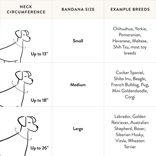 Anchor Applique Dog Bandana