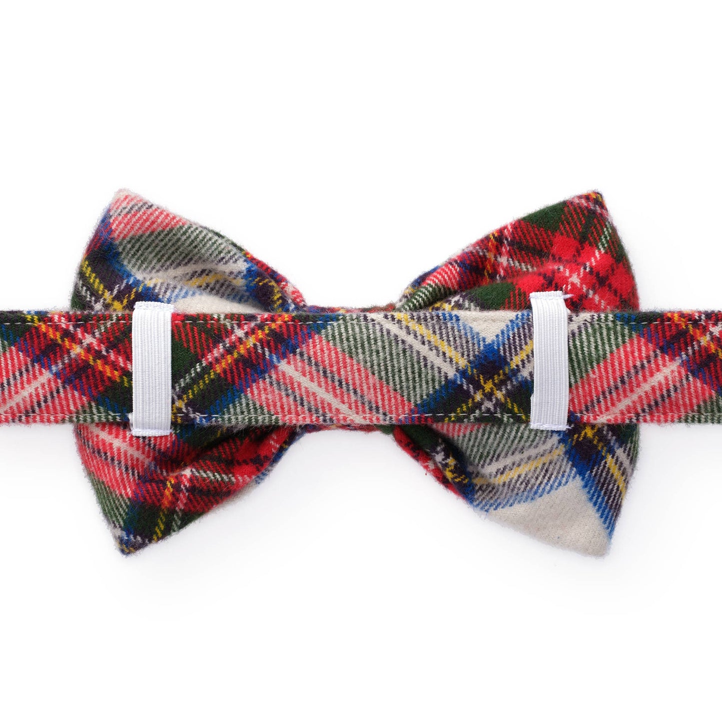 Regent Plaid Flannel Holiday Dog Bow Tie