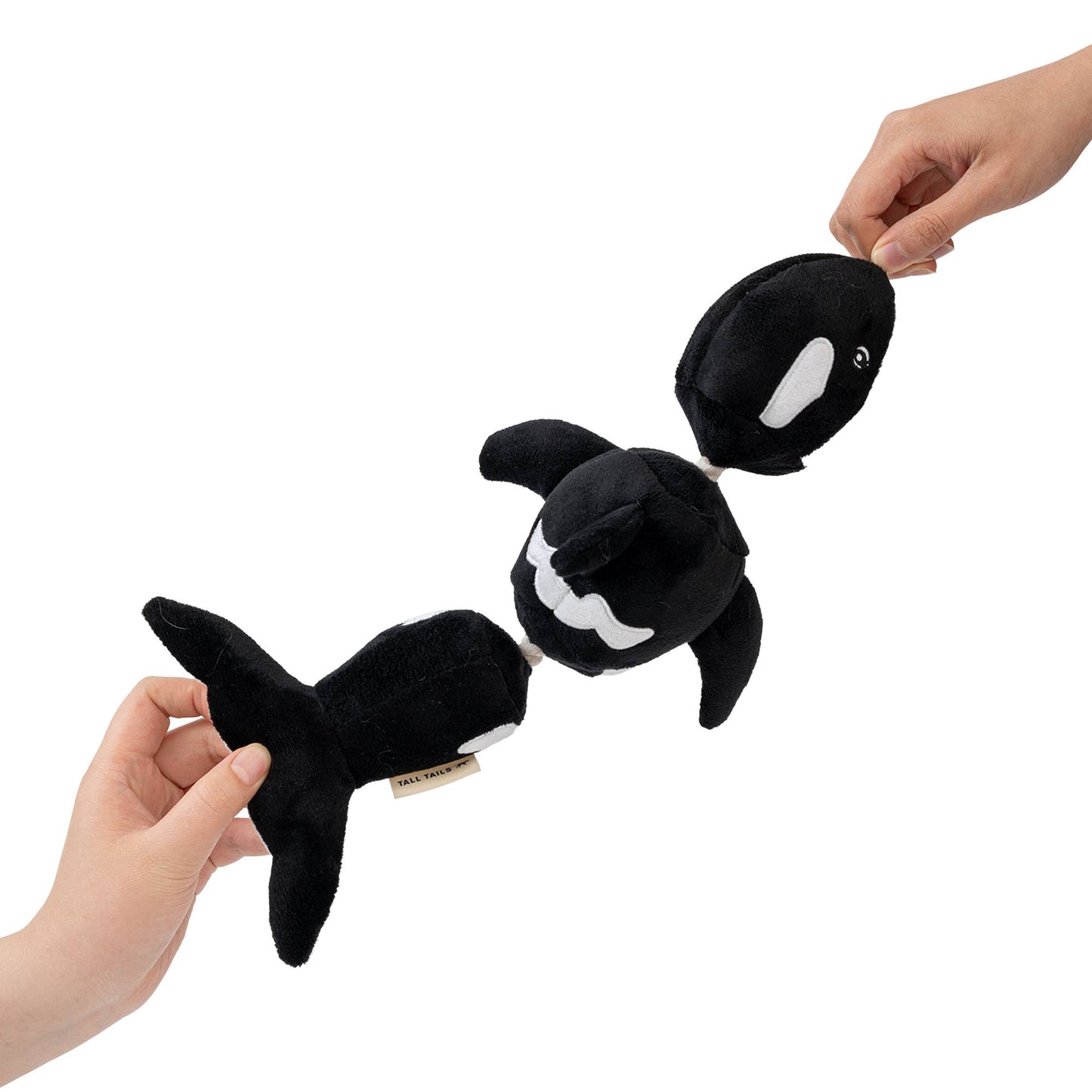 Tall Tails Orca Jointed Shake Play Dog Toy