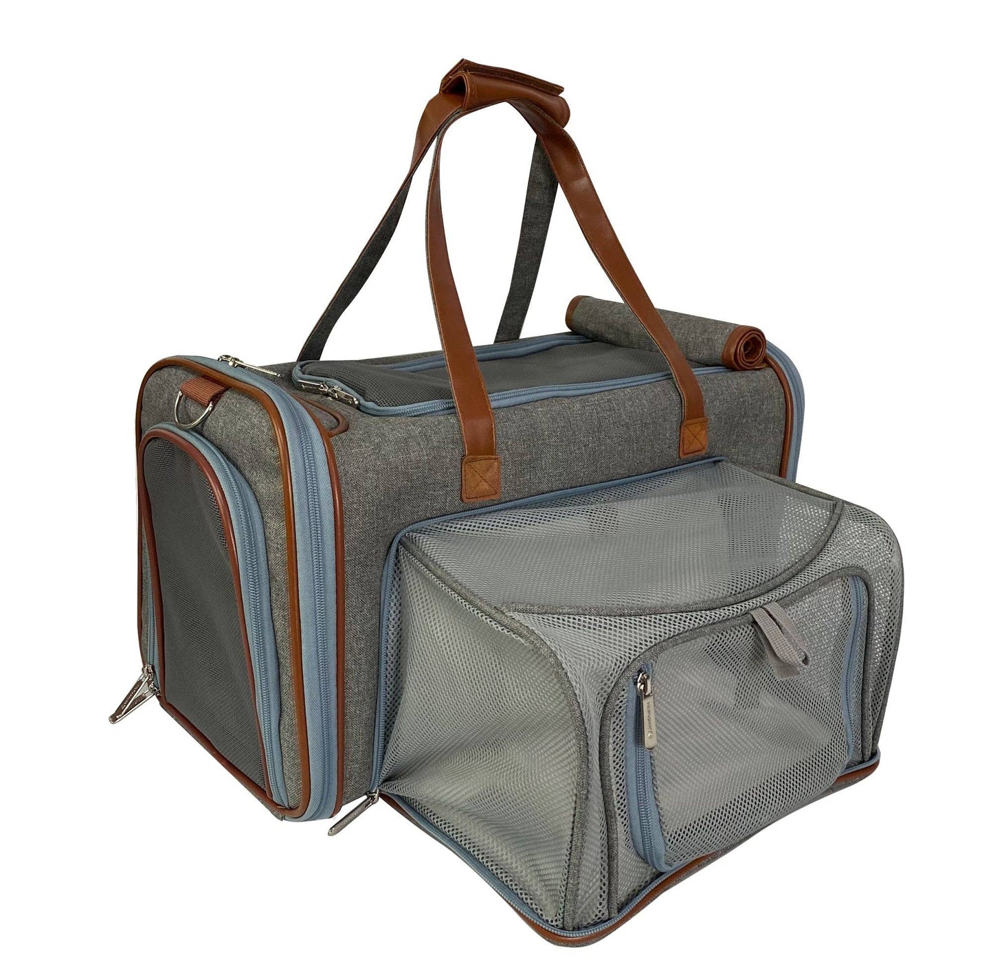 Mr. Peanut's Gold Series Big Apple XL Double Expandable Pet: Platinum Gray