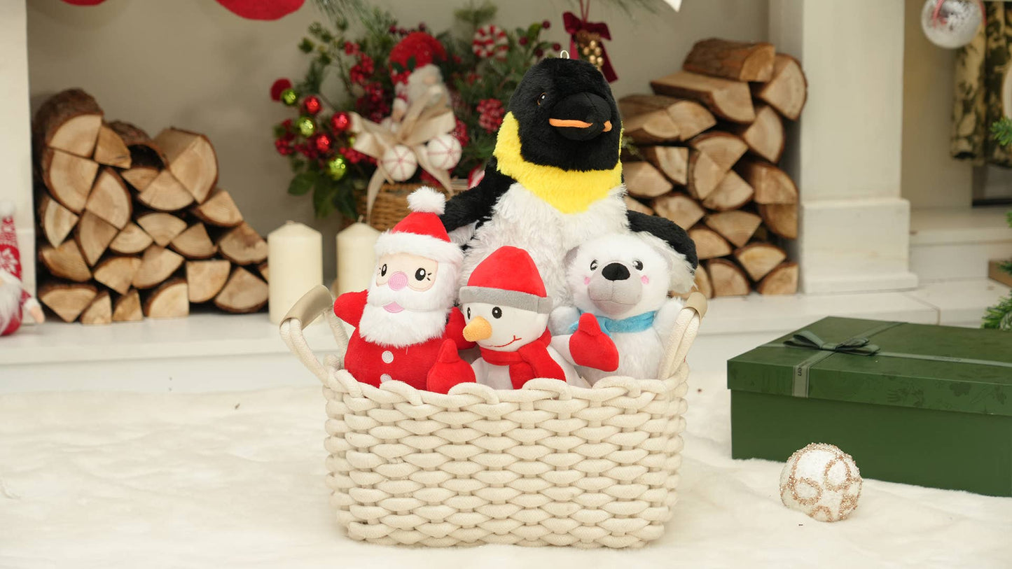 Emperor Penguin Squeaker Dog Toy