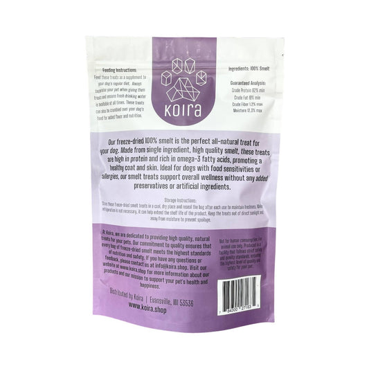 Freeze-dried Smelt Dog Treats - small 0.62oz