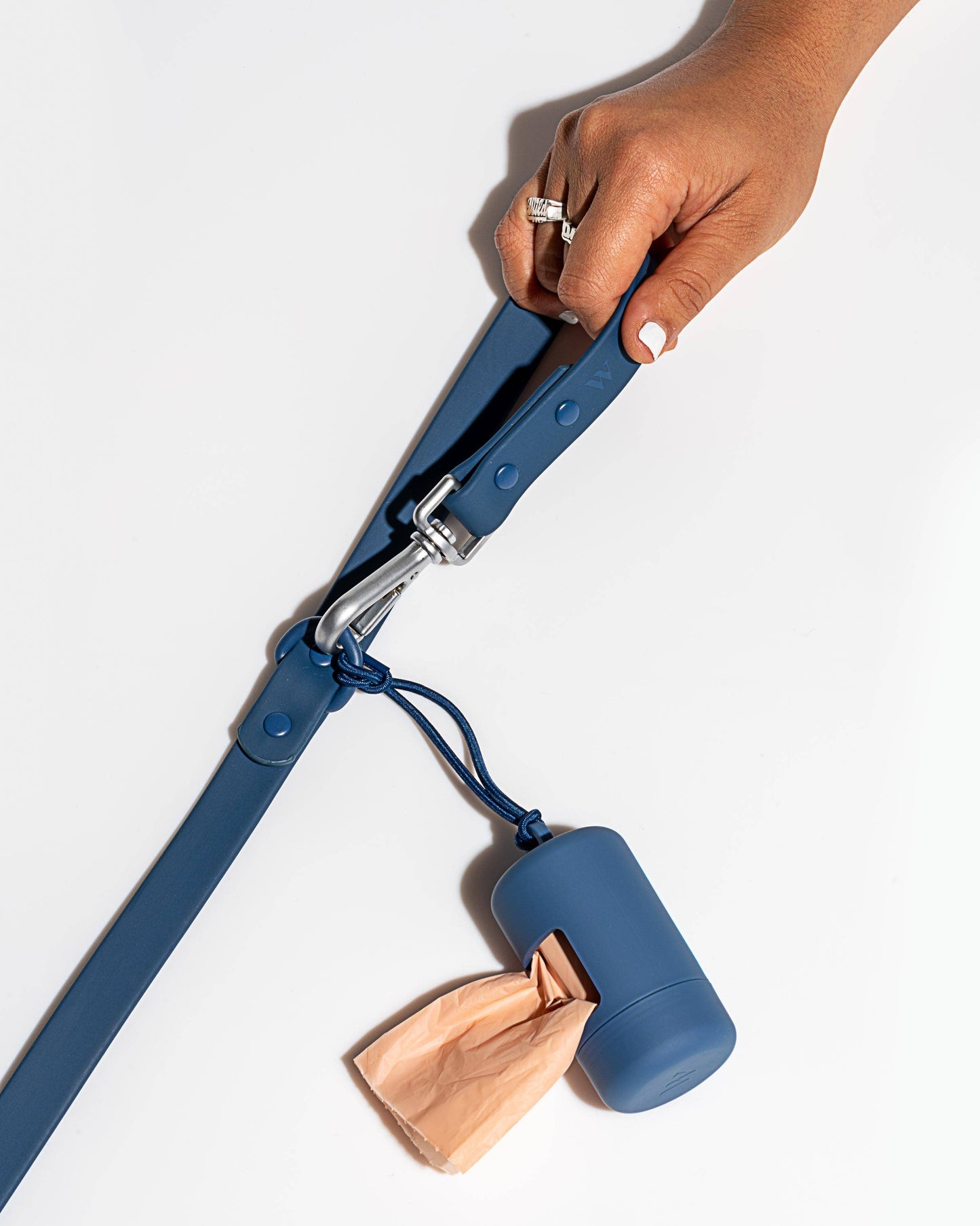 Dog Poop Bag Dispenser Carrier: Navy